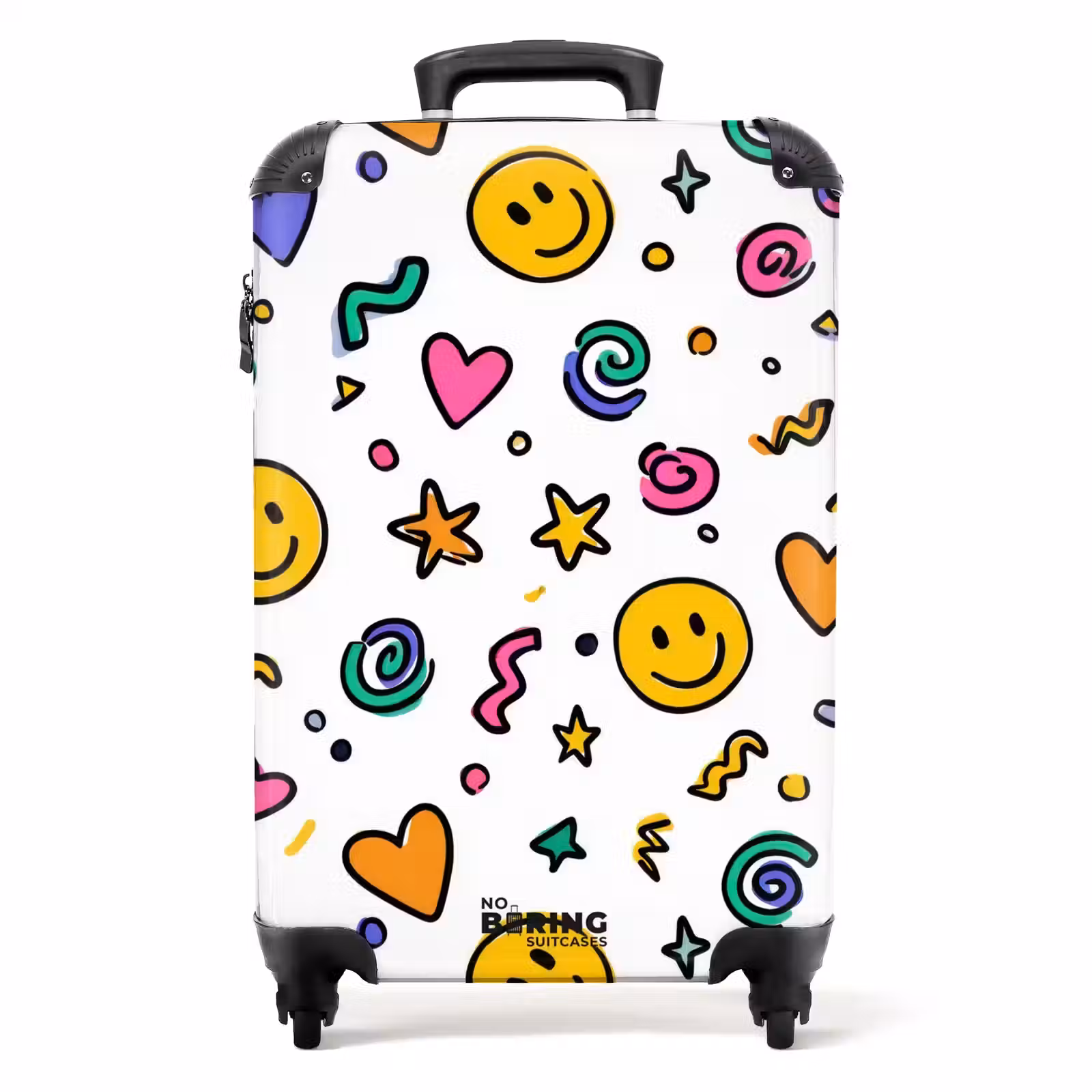 Suitcase - Colorful pattern on a white background — 1
