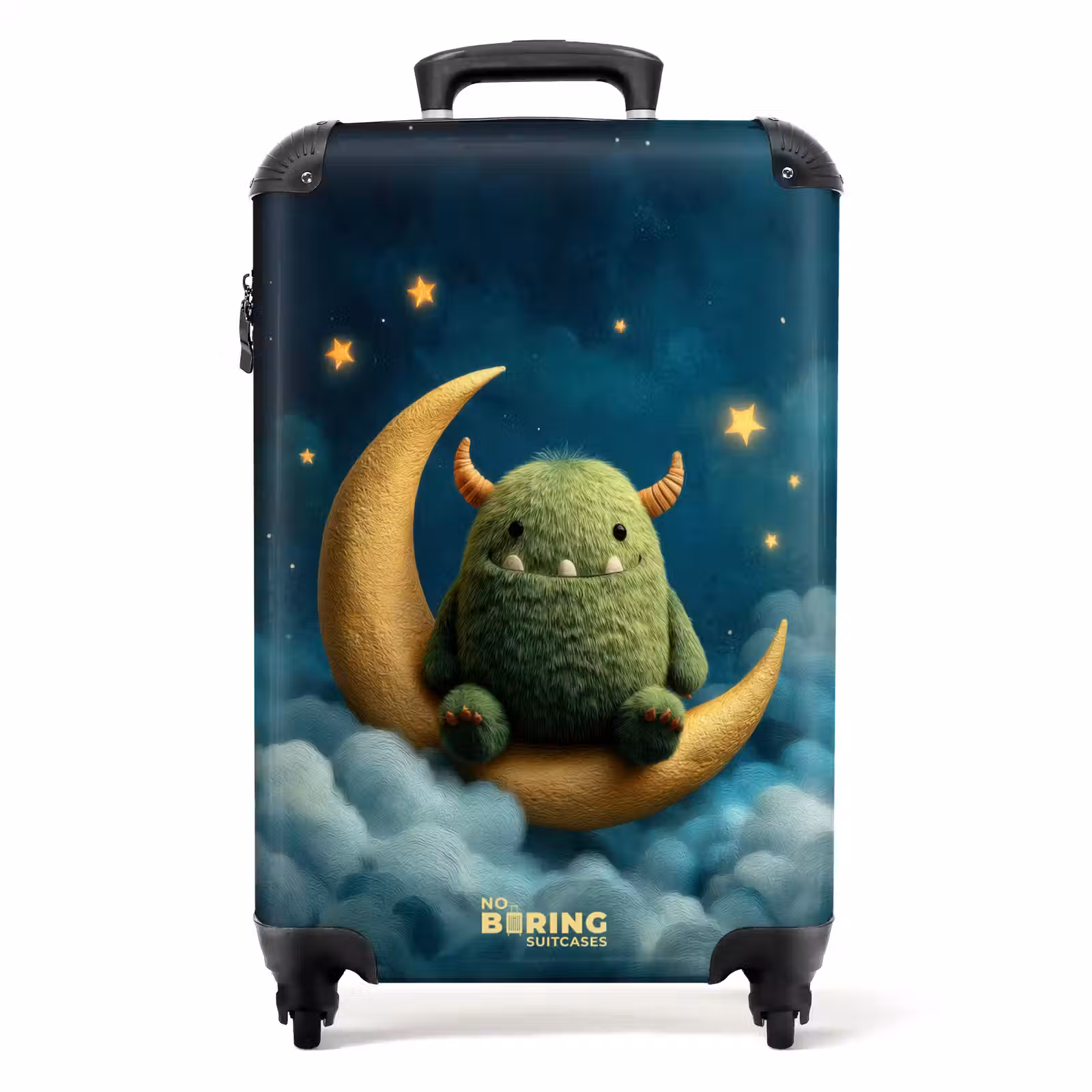 Suitcase - Green monster on the moon — 1