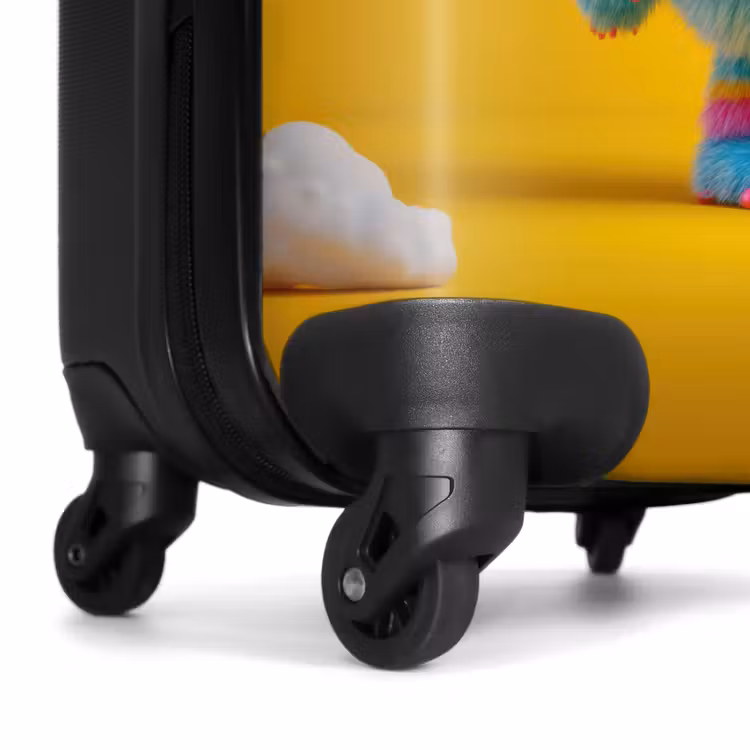 Suitcase - Candy monster on a yellow background — 7