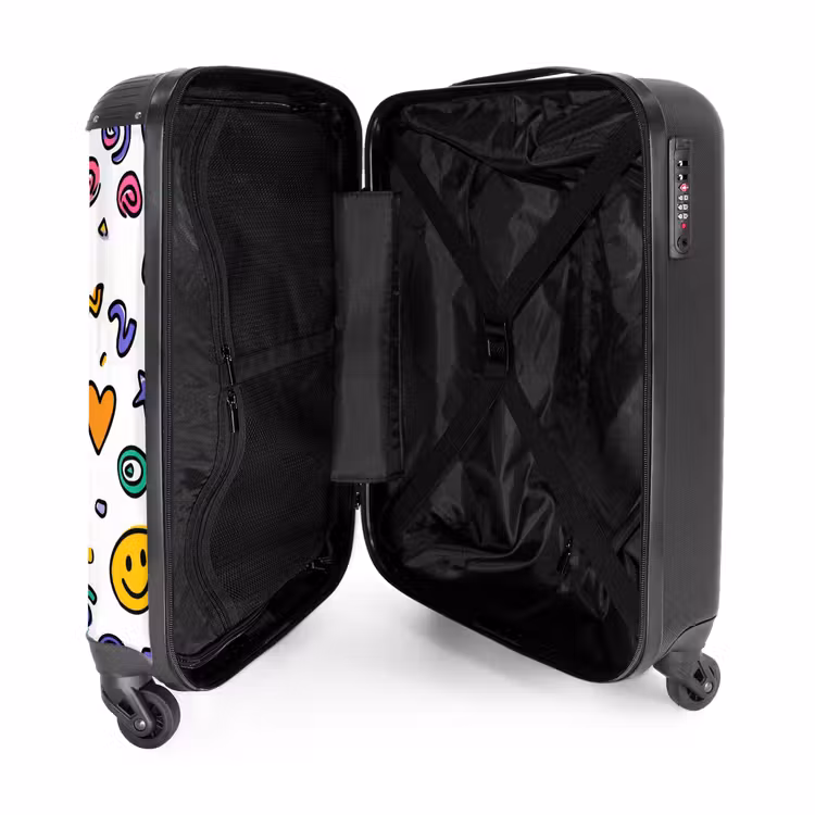 Suitcase - Colorful pattern on a white background — 5