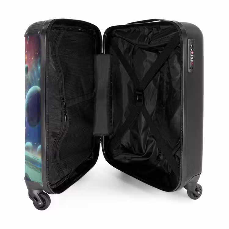 Suitcase - Green alien on a planet — 5