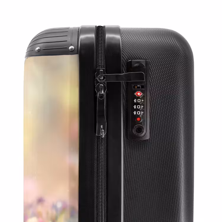 Suitcase - Hamster surrounded by flowers — 6