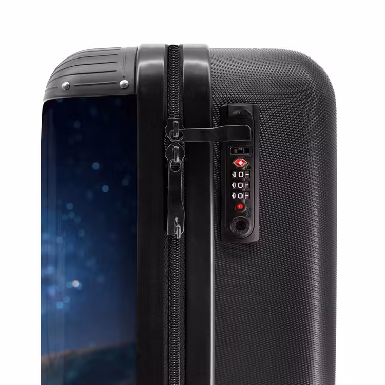 Suitcase - Little blue alien looking at the galaxy — 6