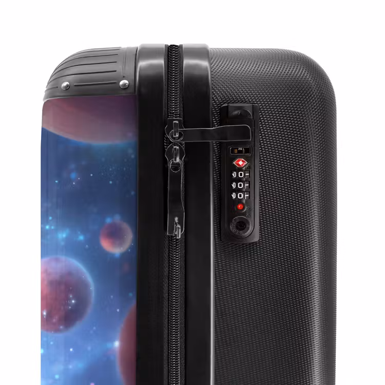 Suitcase - Pink alien among the planets — 6