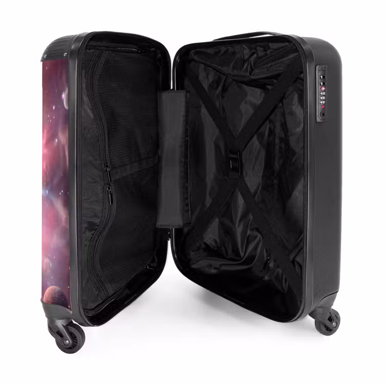 Suitcase - Pink alien in space — 5