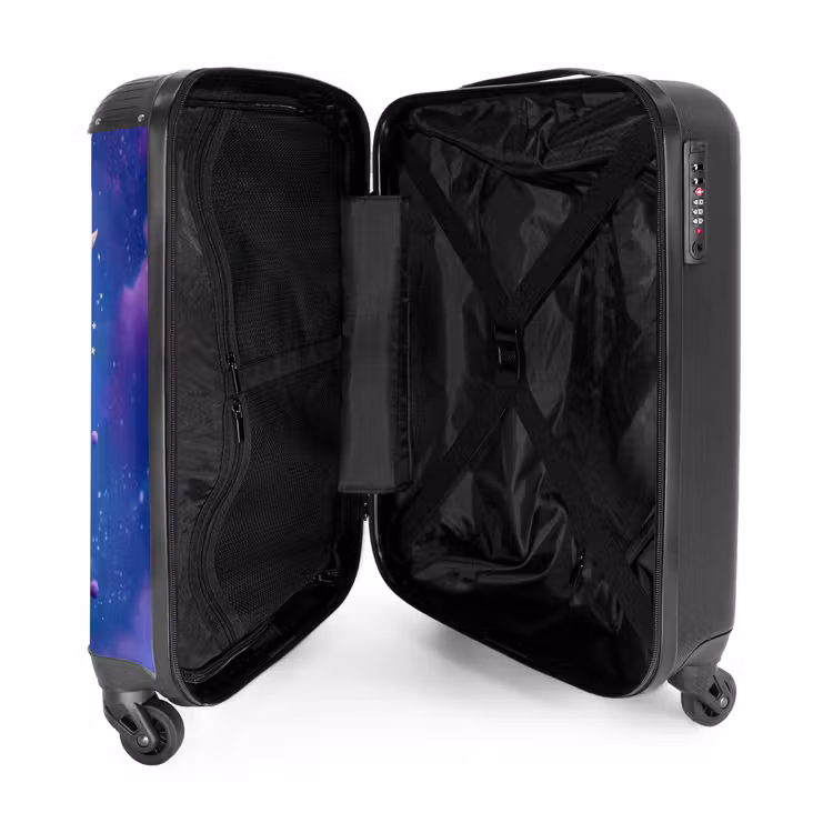 Suitcase - Purple monster in space — 5