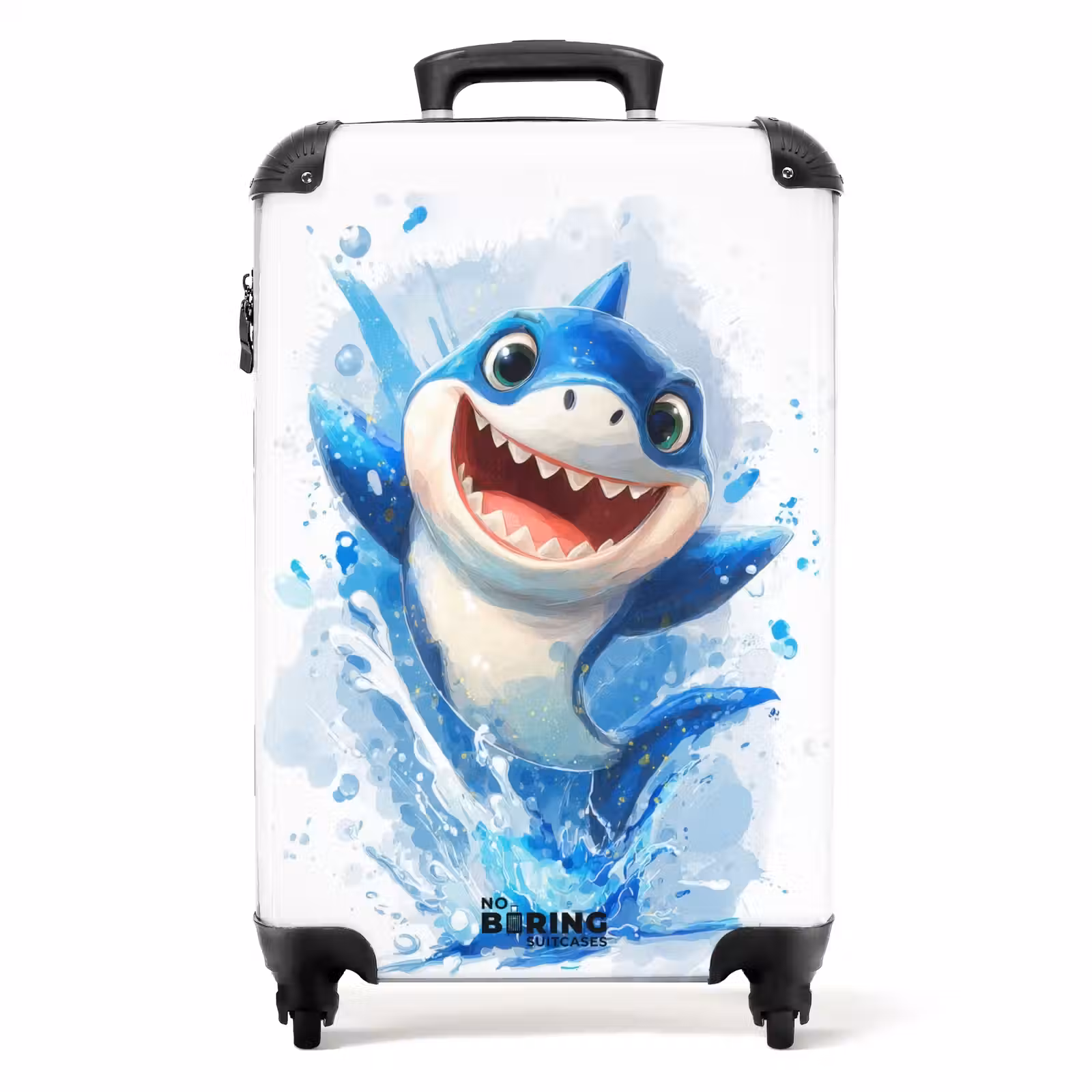 Suitcase - Merry animation shark out of the water — 1