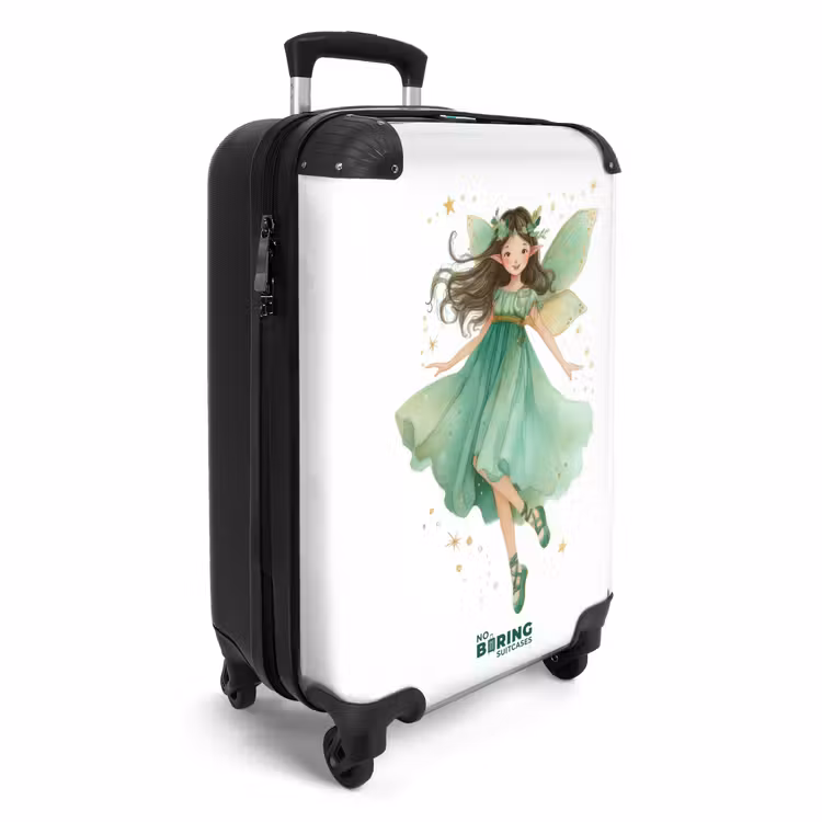 Suitcase - Elf with brown hair and a green dress — 2