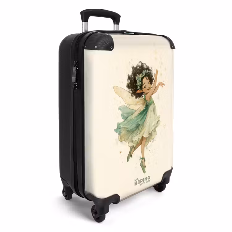 Suitcase - Elf with dark curls and a green dress — 2