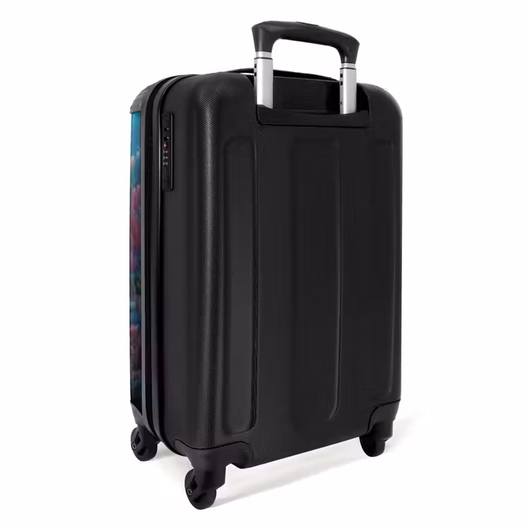 Suitcase - Happy shark in colorful coral reef — 4