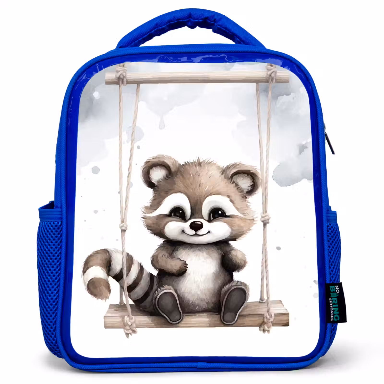 Kids backpack - Blue - Raccoon - Animal - Children — 1