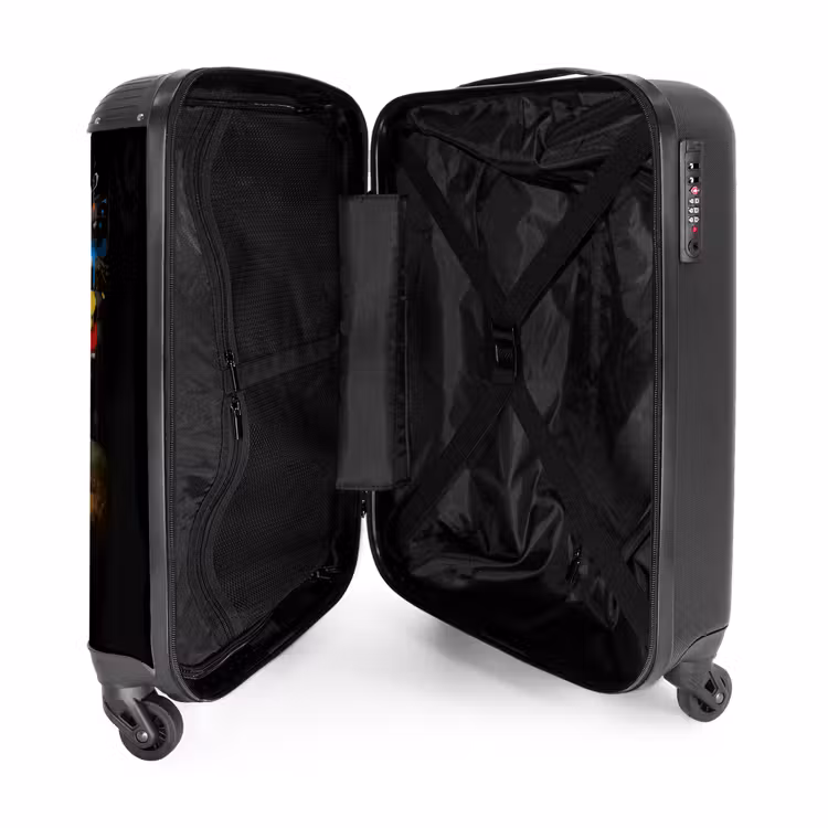 Suitcase - Chimpanzee with headphones and graffiti spray — 3