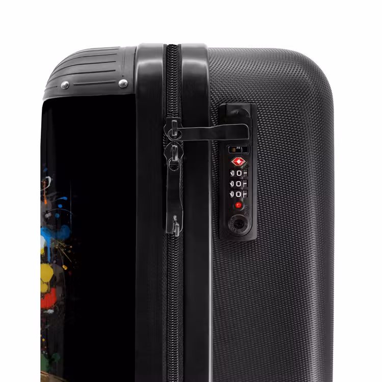 Suitcase - Chimpanzee with headphones and graffiti spray — 5