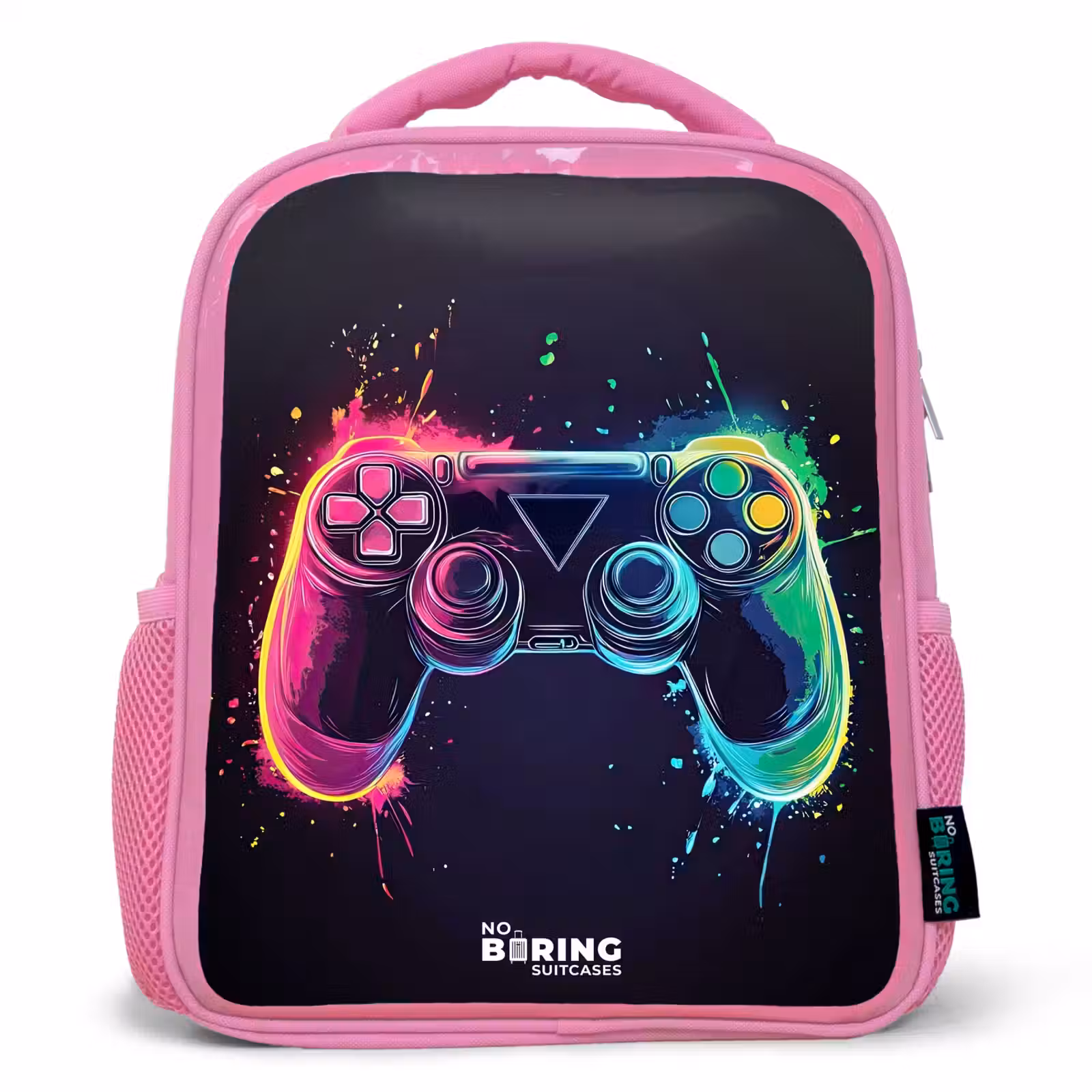 Kids backpack - Pink - Game - Controller - Colorful — 1