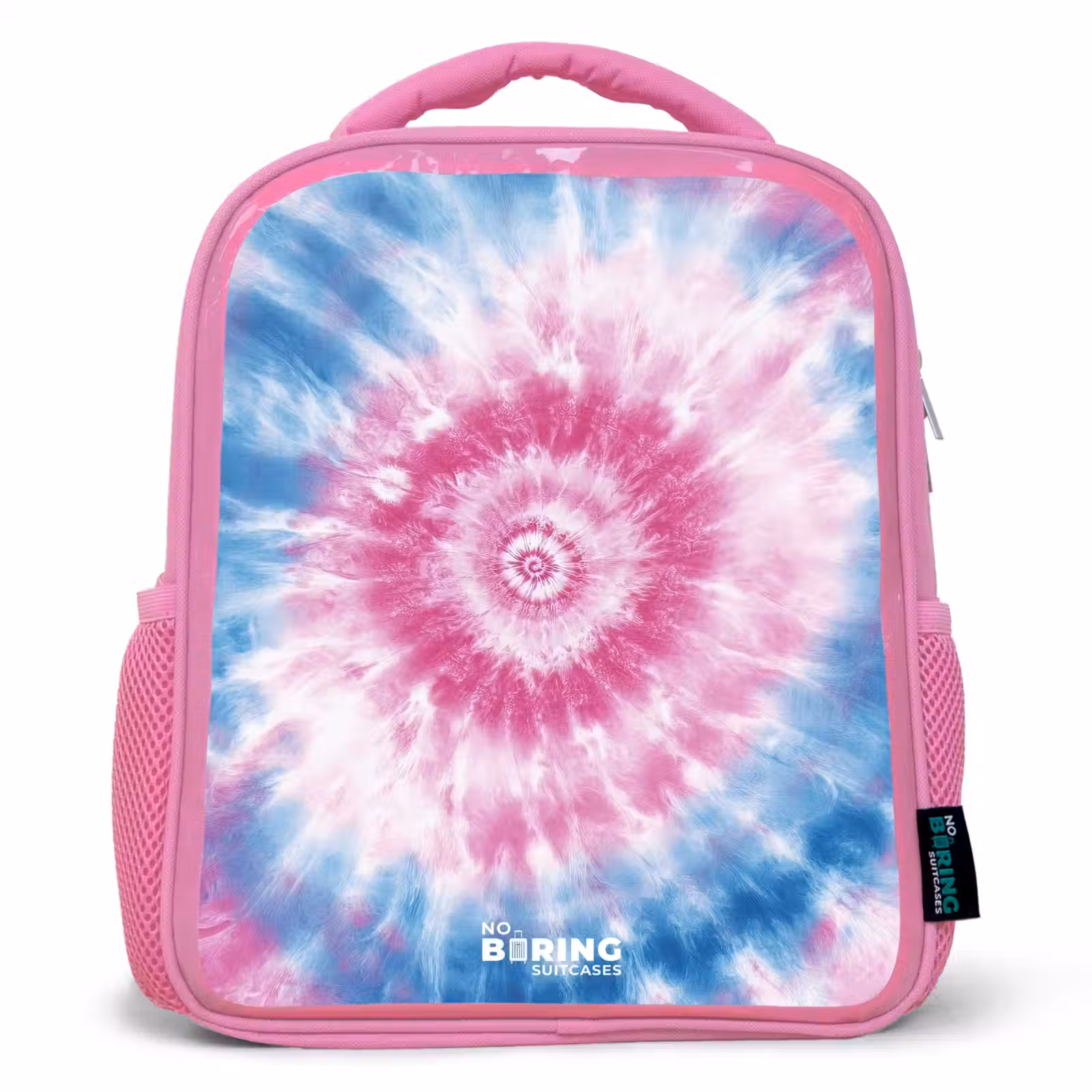 Kids backpack - Pink - Tie dye - Abstract - Blue - Pink — 1