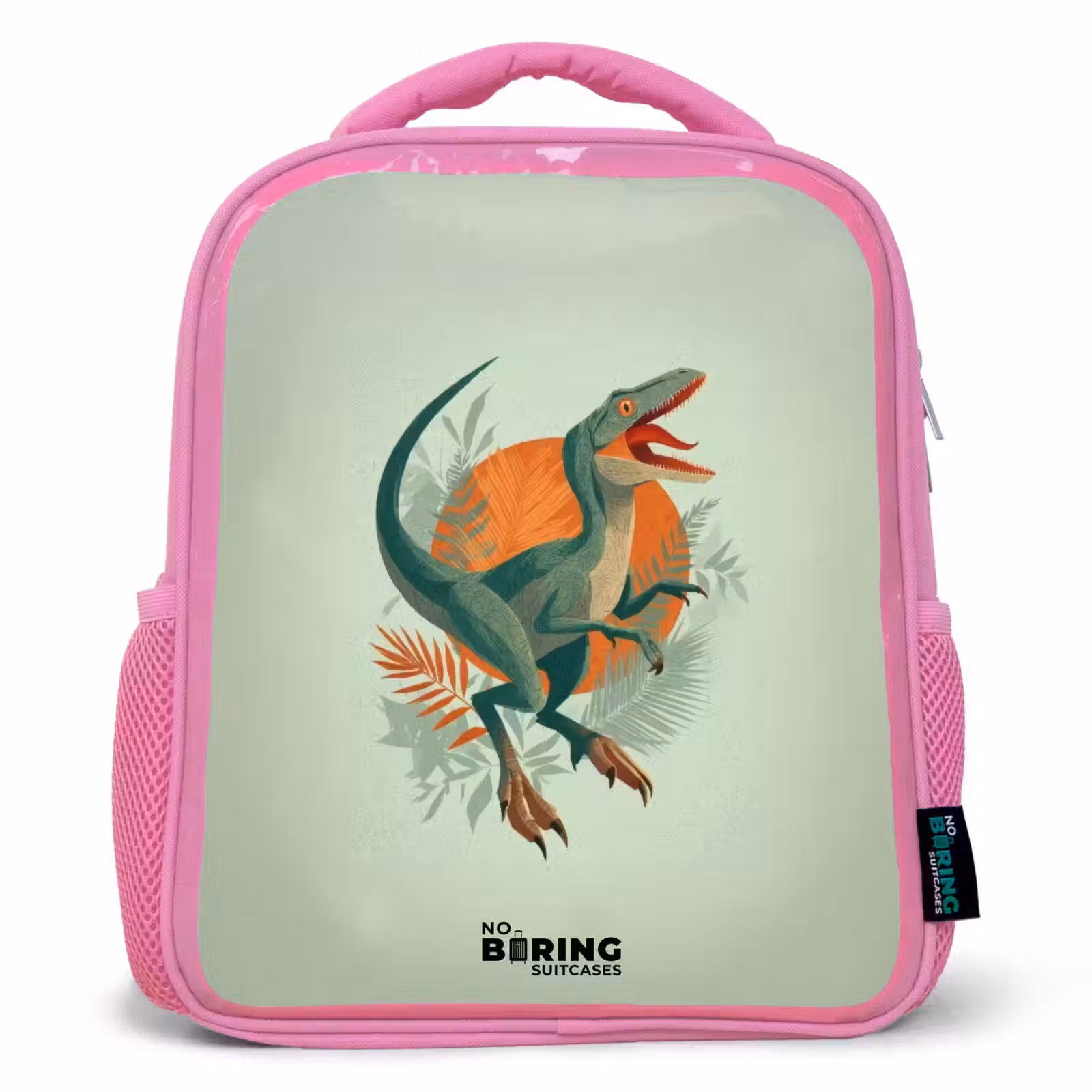 Kids backpack - Pink - Animal - Dino - Nature — 1