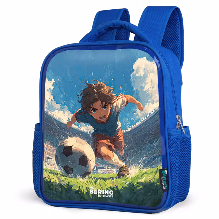 Kids backpack - Blue - Stadium - Football - Boy — 3