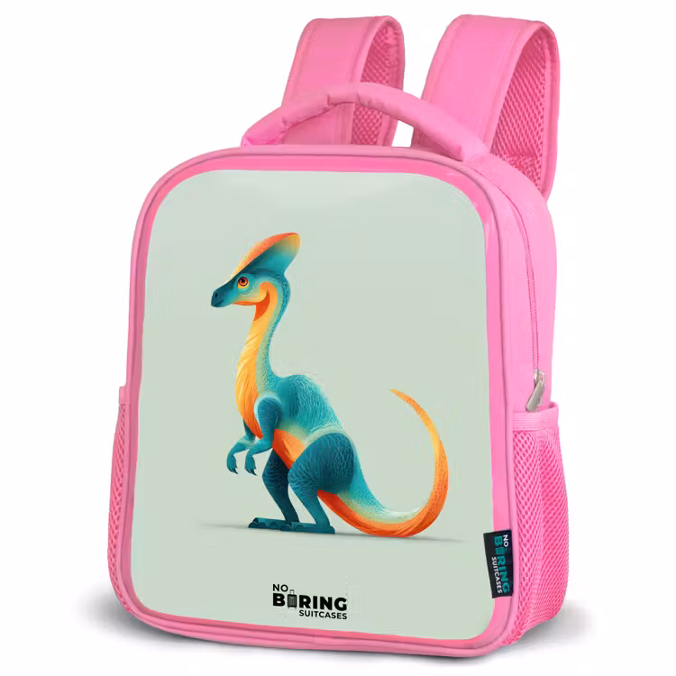 Kids backpack - Pink - Dino - Blue - Animal — 4
