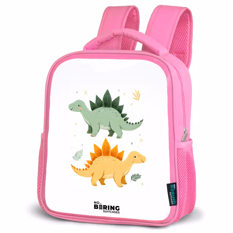 Kids backpack - Pink - Dinos - Animals - Green - Orange — 4