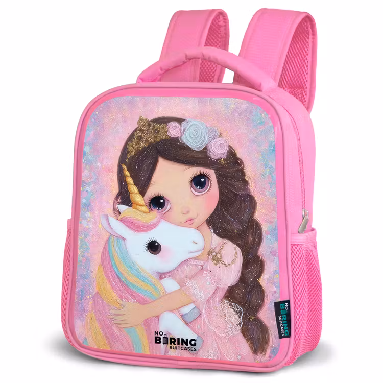 Kids backpack - Pink - Girl - Unicorn - Glitter — 4