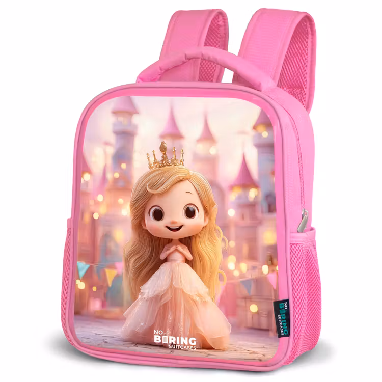 Kids backpack - Pink - Princess - Pink - Castle — 4