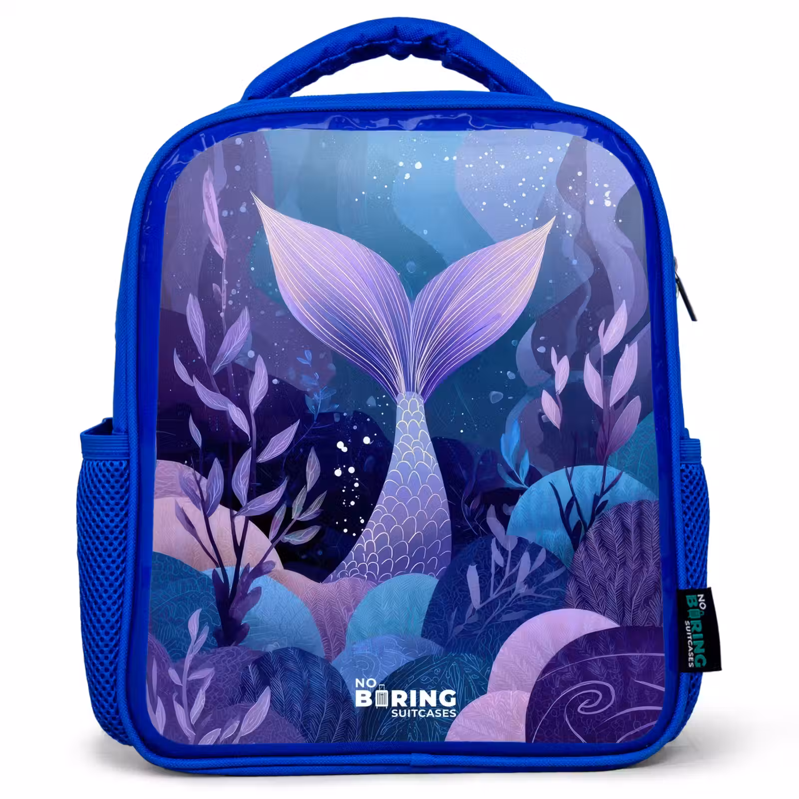 Kids backpack - Blue - Mermaid - Underwater - Purple - Blue — 1