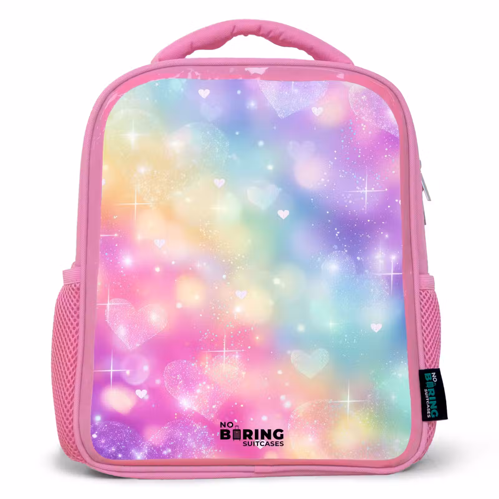 Kids backpack - Pink - Light - Rainbow - Hearts — 1