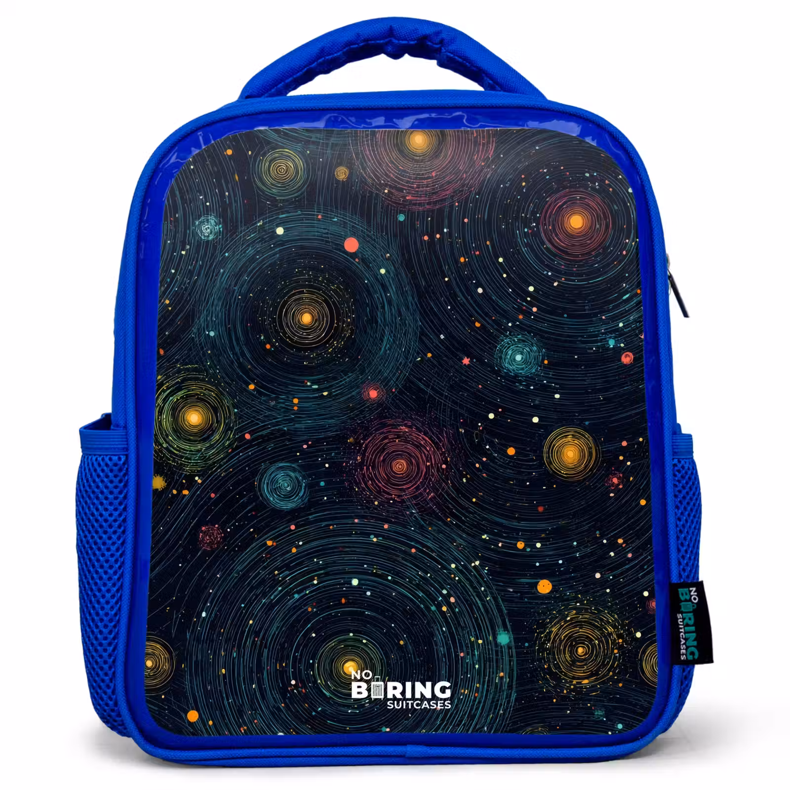 Kids backpack - Blue - Stars - Planets - Colorful — 1