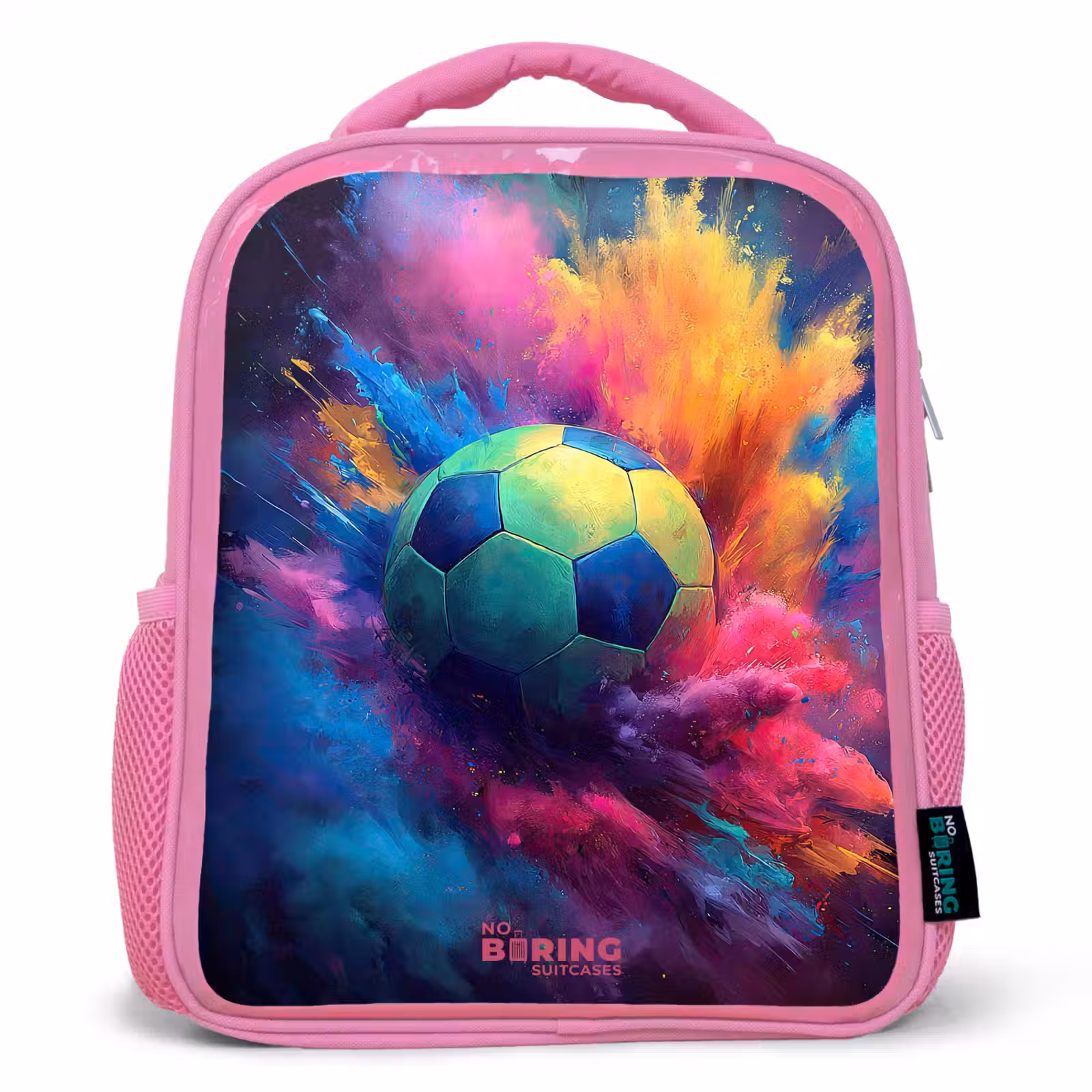 Kids backpack - Pink - Neon - Ball - Colorful — 1
