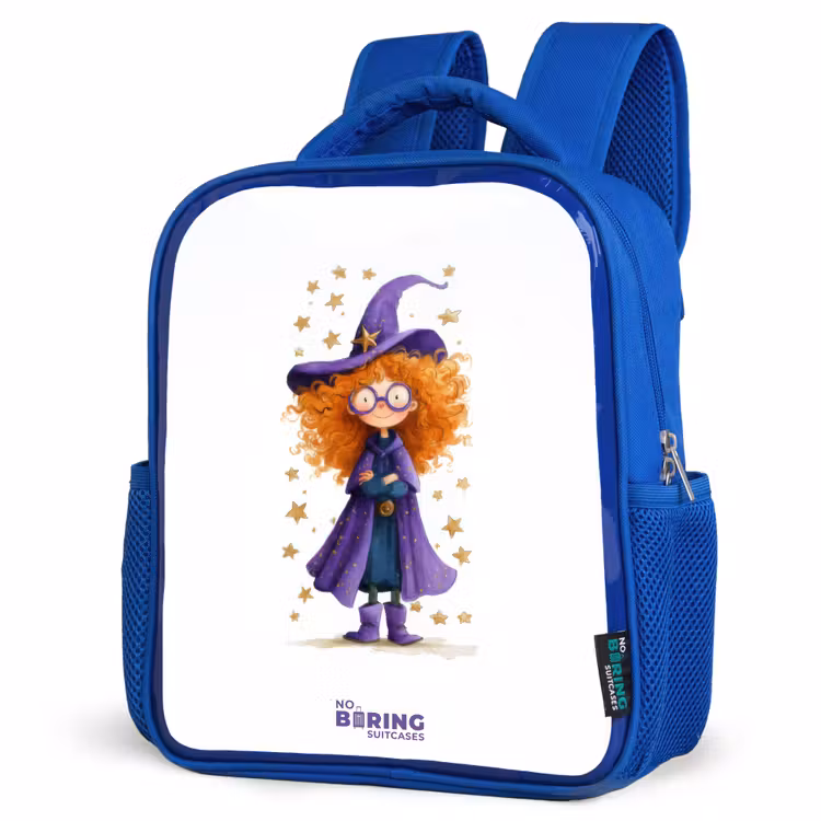Kids backpack - Blue - Star magic with curls — 3