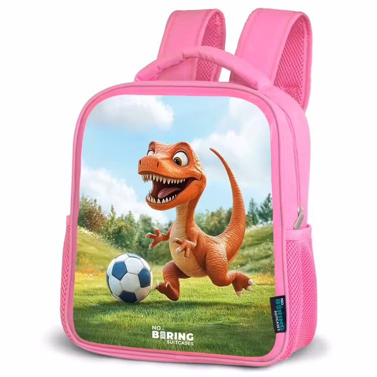Kids backpack - Pink - Soccer - Dino - Sports — 4