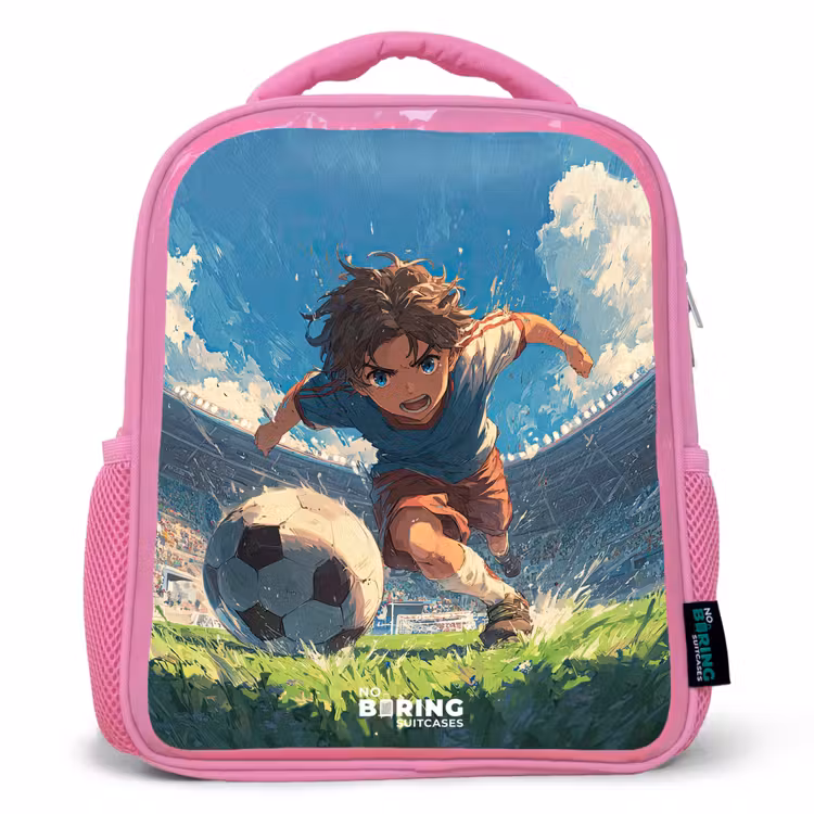 Kids backpack - Pink - Stadium - Football - Boy — 1
