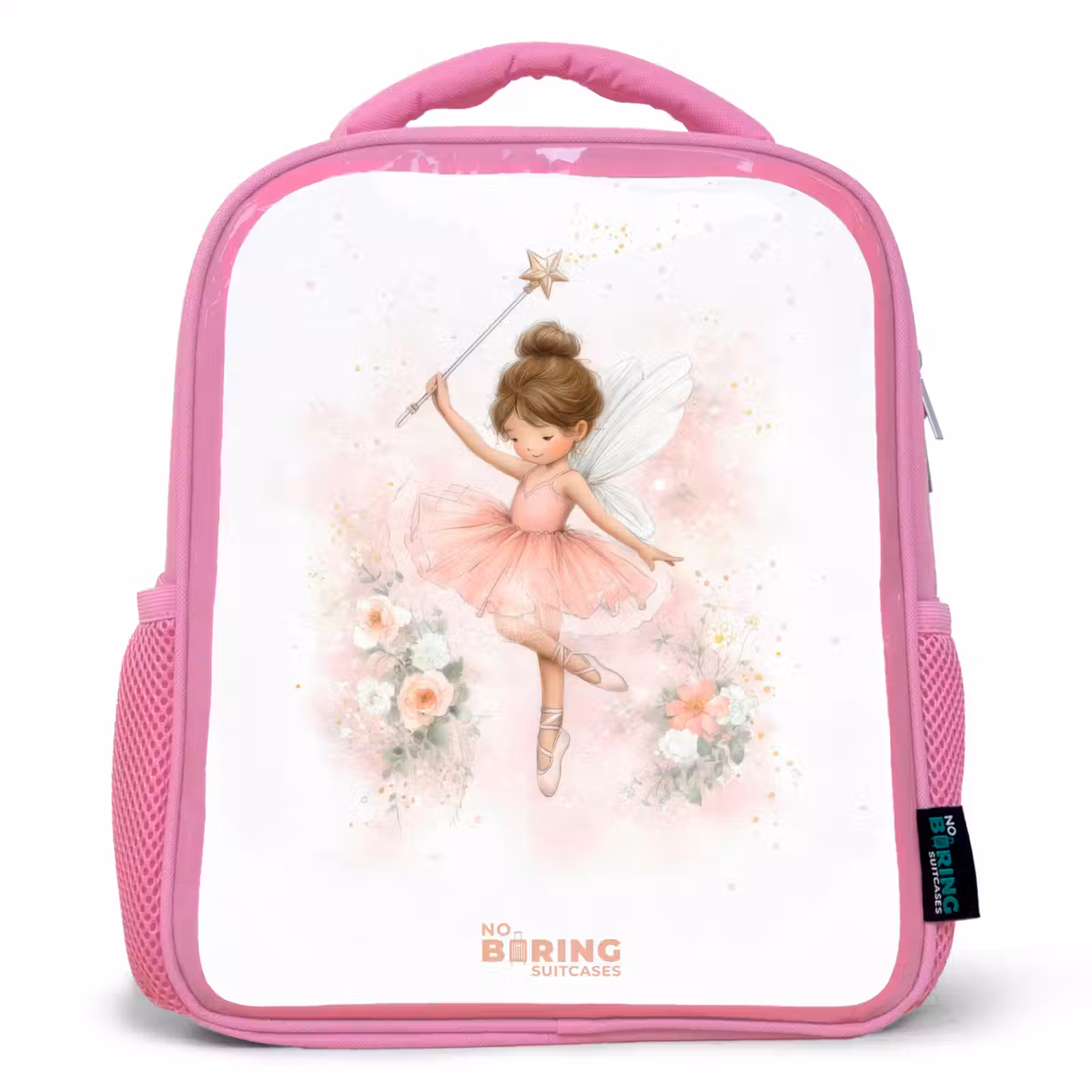 Kids backpack - Pink - Ballerina fairy in pink — 1
