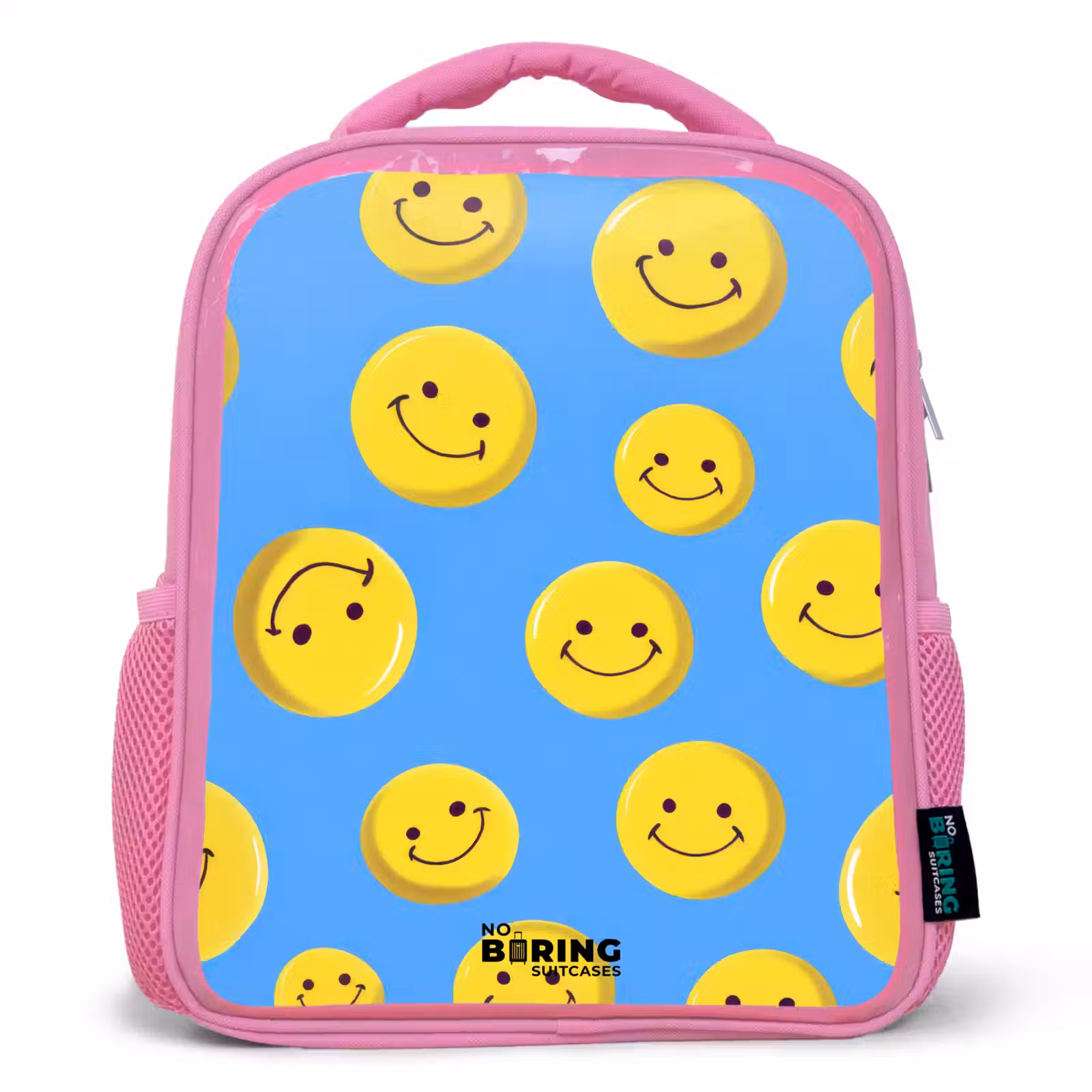 Kids backpack - Pink - Merry smiley rain — 1