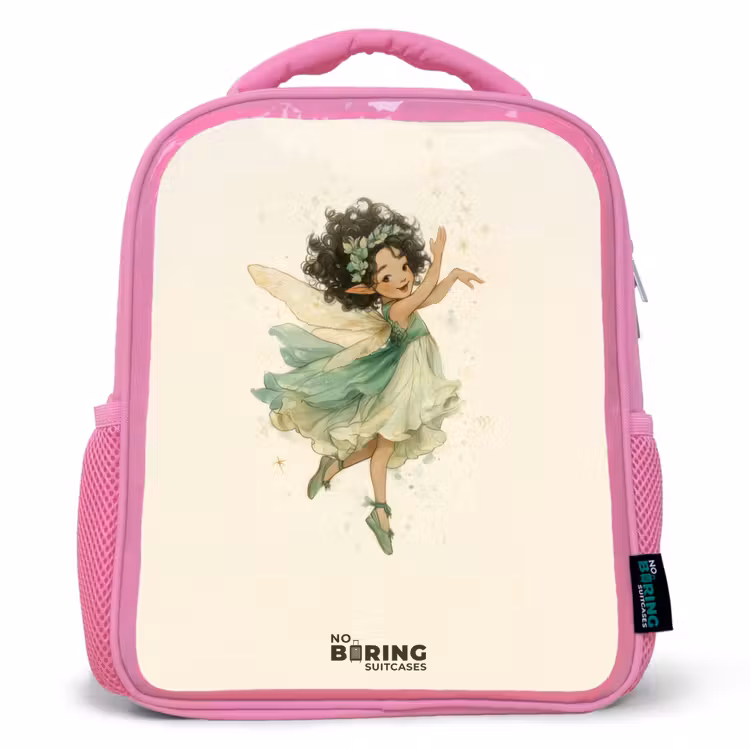 Kids backpack - Pink - Dancing forest fairy — 1