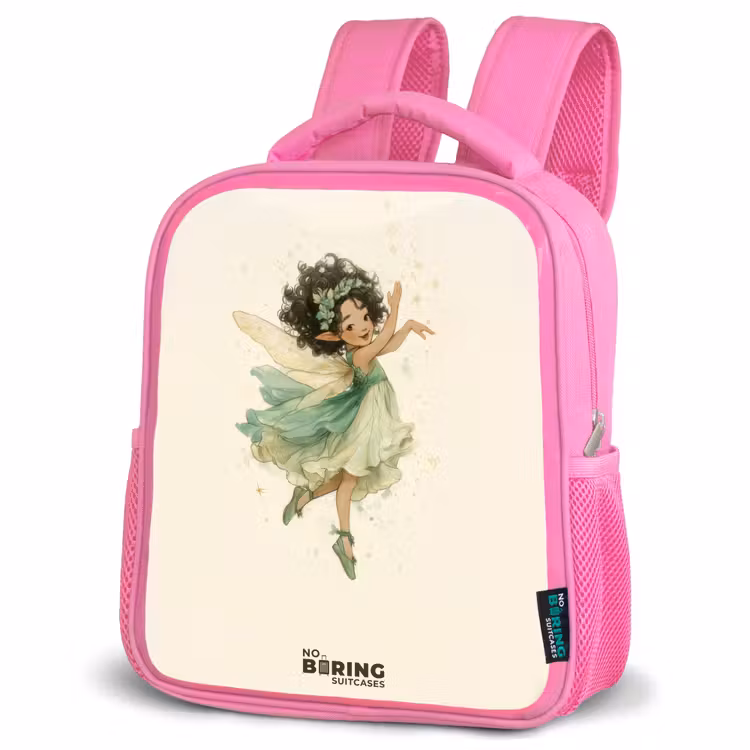 Kids backpack - Pink - Dancing forest fairy — 4