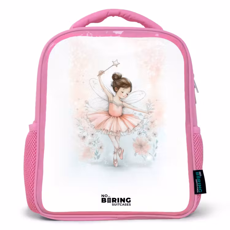 Kids backpack - Pink - Ballerina - Elf - Fairy — 1