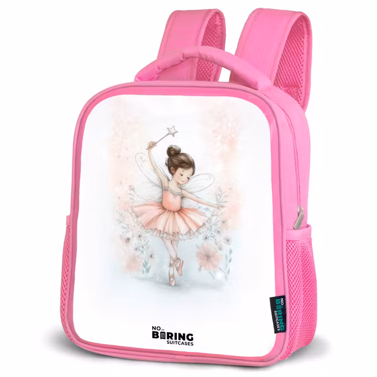 Kids backpack - Pink - Ballerina - Elf - Fairy — 4