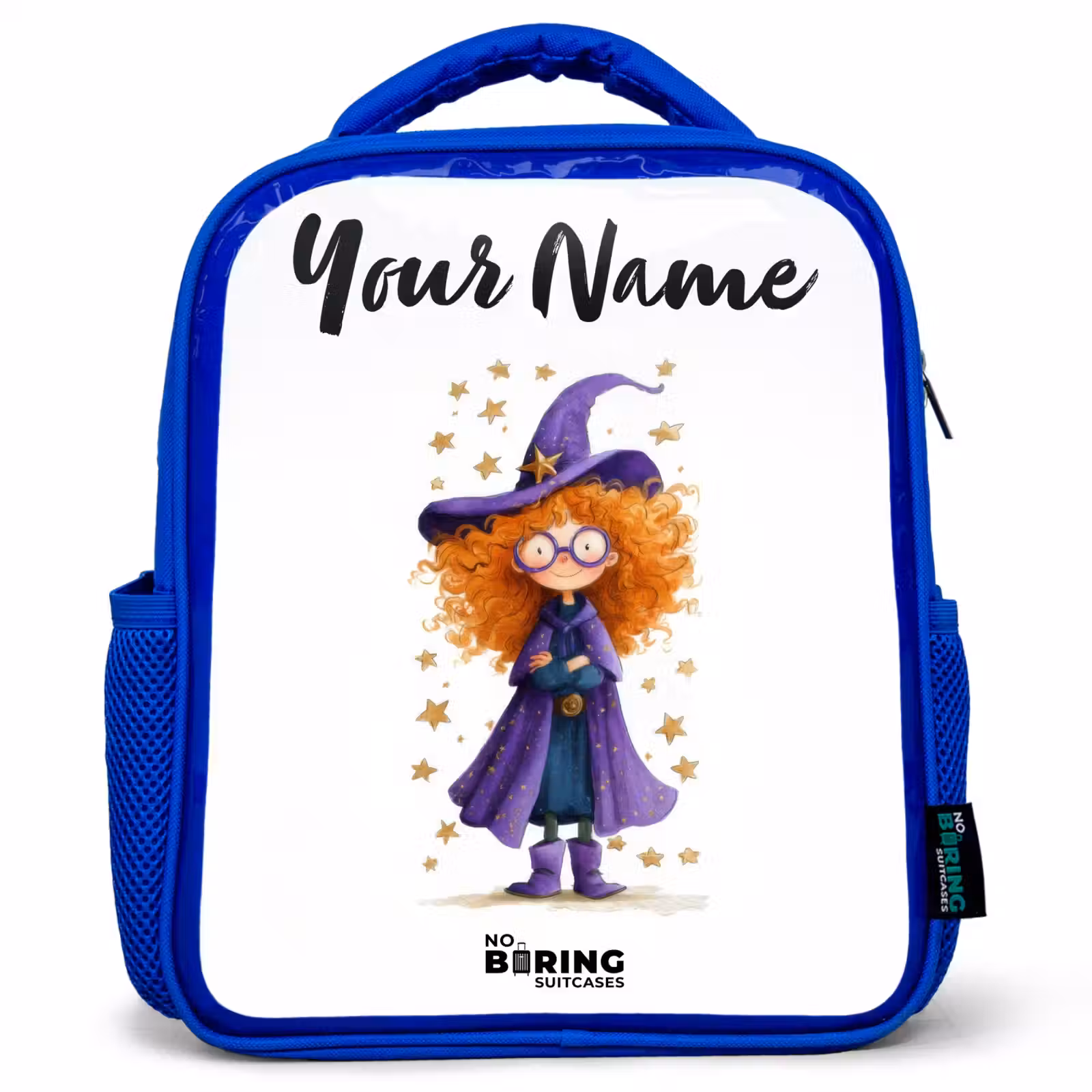 Kids backpack - Blue - Star magic with curls — 1