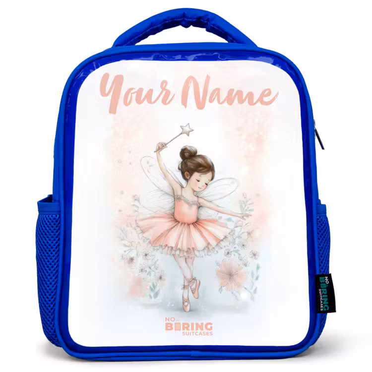Kids backpack - Blue - Ballerina - Elf - Fairy — 1