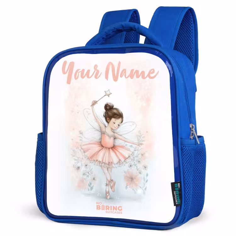 Kids backpack - Blue - Ballerina - Elf - Fairy — 3