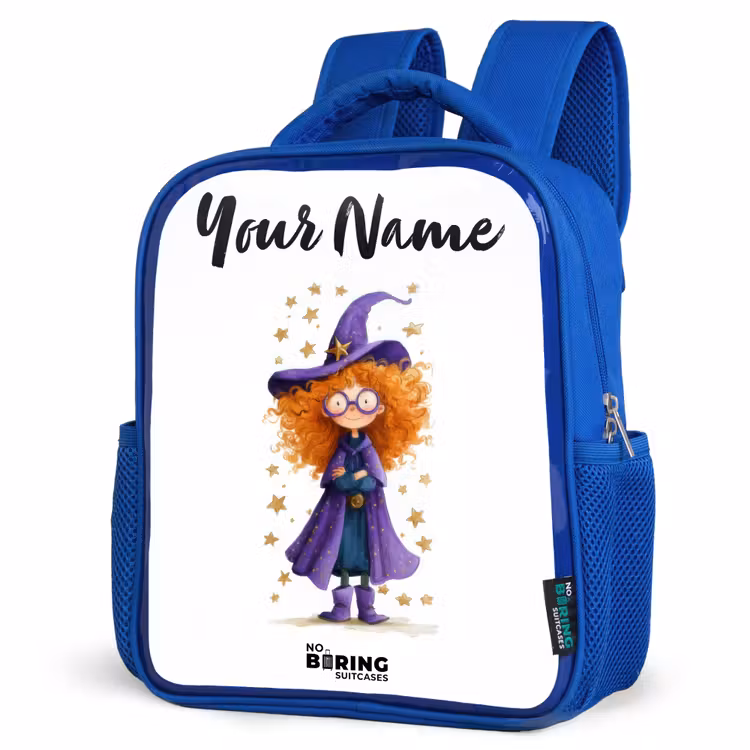 Kids backpack - Blue - Star magic with curls — 3