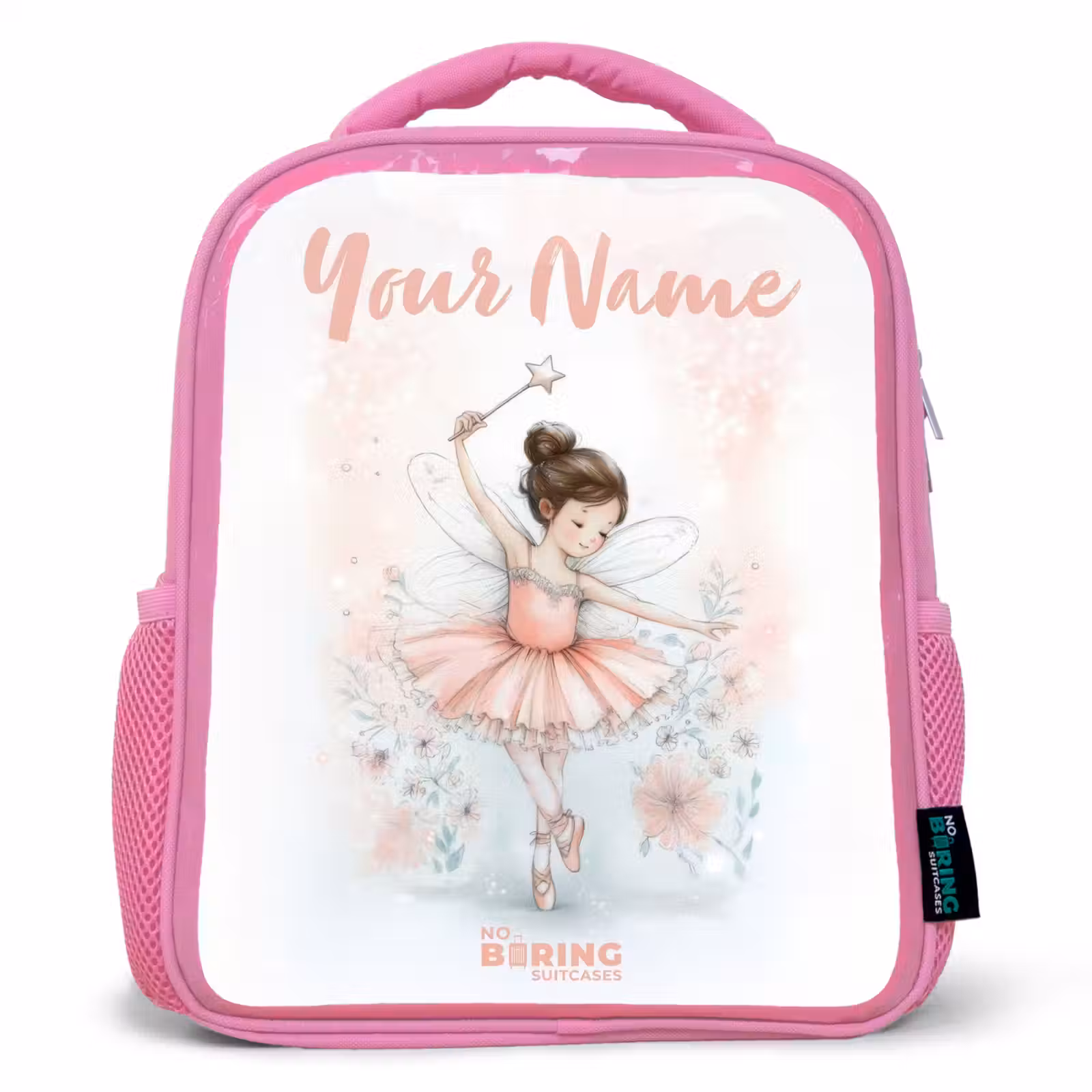 Kids backpack - Pink - Ballerina - Elf - Fairy — 1