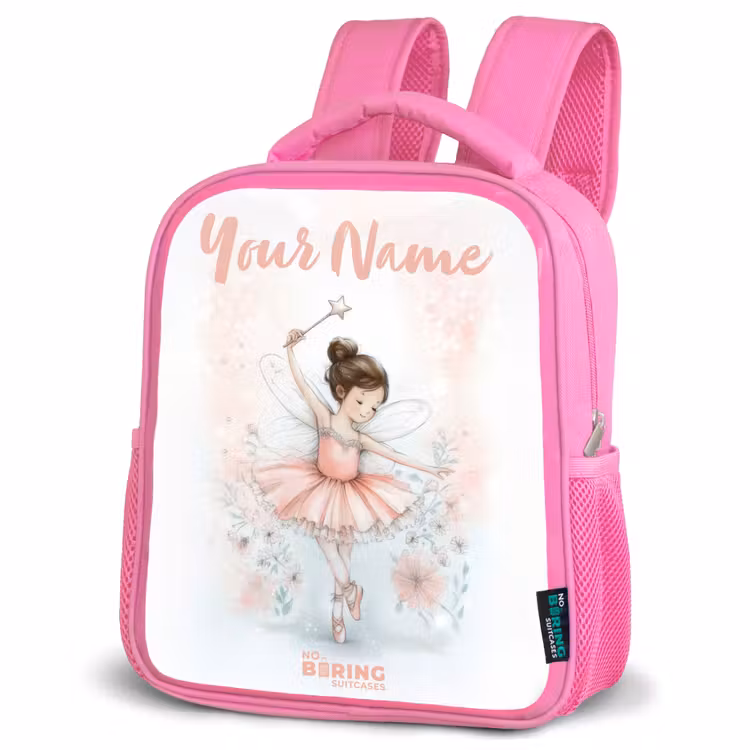 Kids backpack - Pink - Ballerina - Elf - Fairy — 4