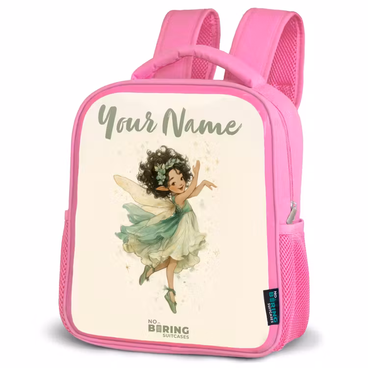 Kids backpack - Pink - Dancing forest fairy — 4