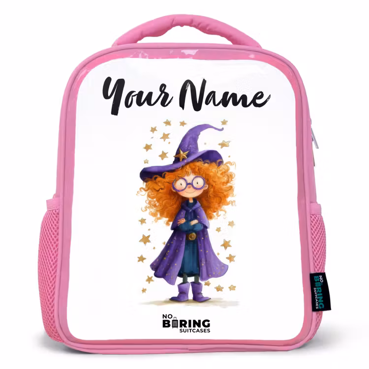 Kids backpack - Pink - Star magic with curls — 1