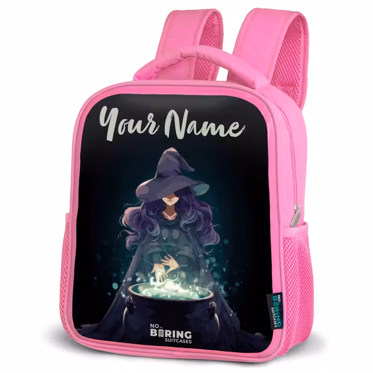 Kids backpack - Pink - Witch - Cauldron - Magic — 4