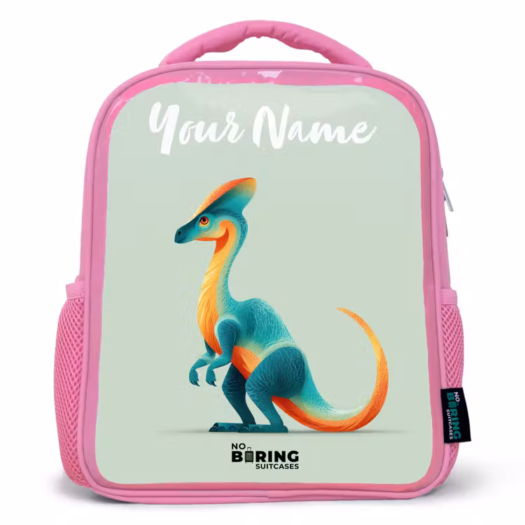 Kids backpack - Pink - Dino - Blue - Animal — 1