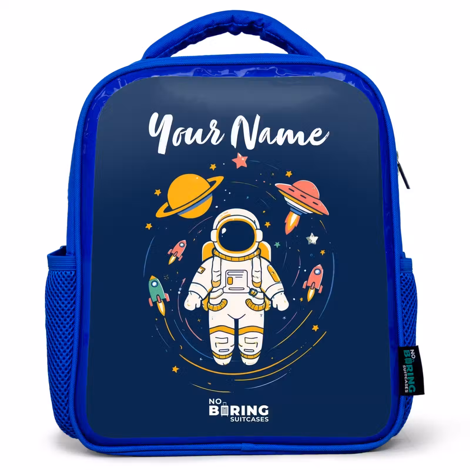 Kids backpack - Blue - Astronaut - Planet - Stars - Rocket — 1