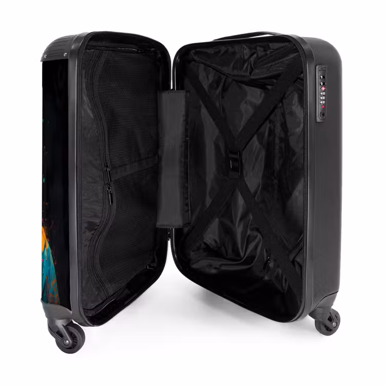 Suitcase - Chimpanzee with Hawaii Blouse — 3